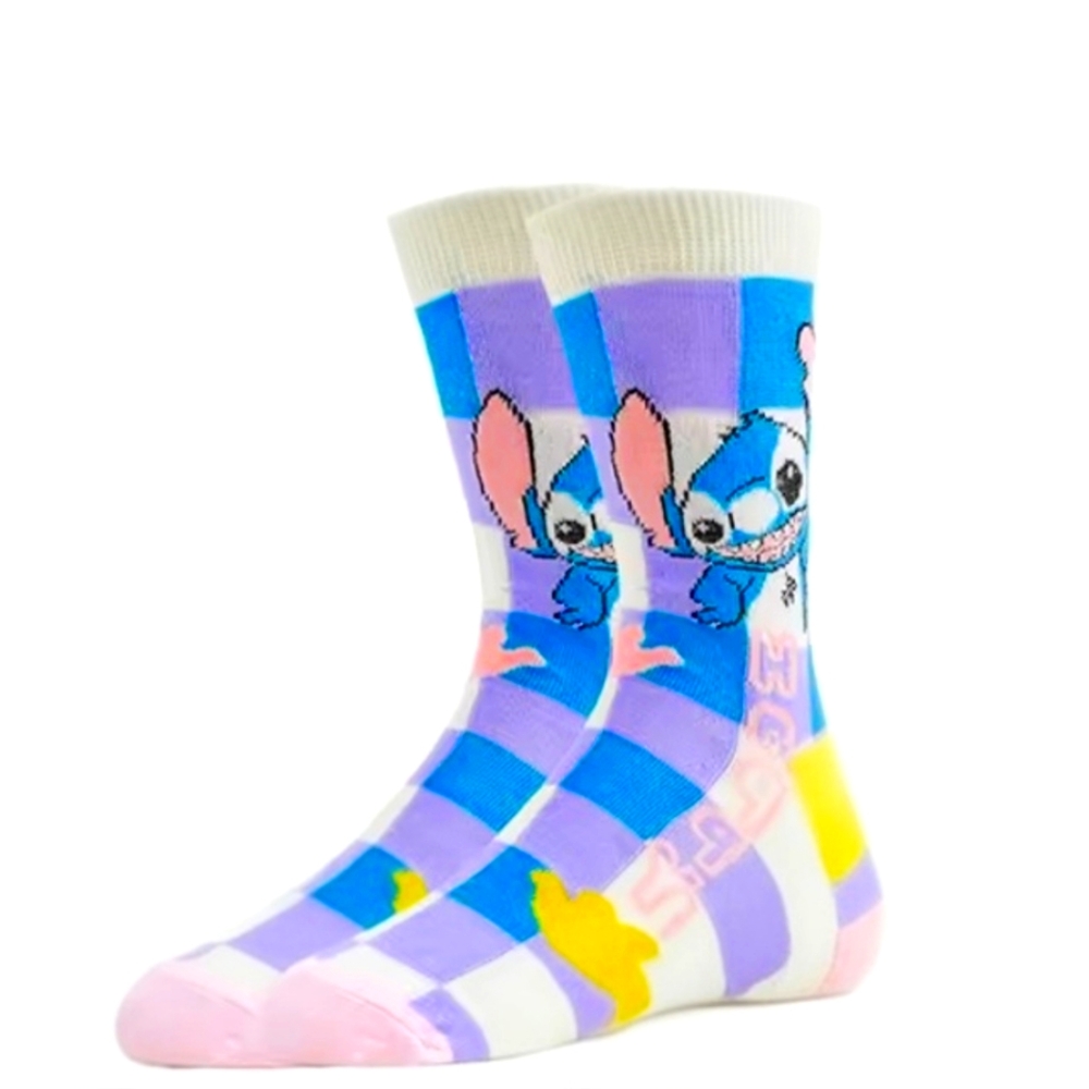 🍒🍒 Stitch Plaid Crew Socks